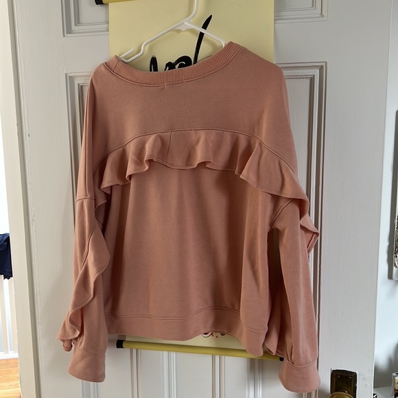 Beautiful ruffle sweater blush M - Picture 3 of 5